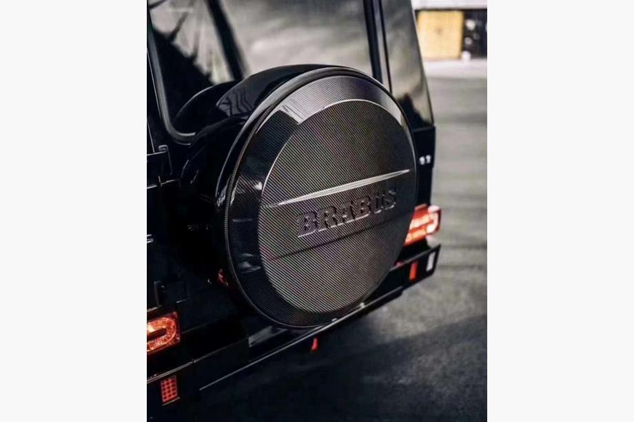 Mercedes G-klasse W463 1990–2018 Reservewielkap BRB-Style (Carbon) Foto 2