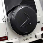 Mercedes G-klasse W463 1990–2018 Reservewielkap Topcar-Style (Carbon) foto 1