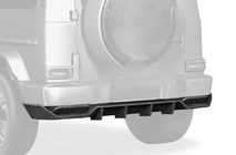 Mercedes G-Klasse W463 2018–2024 Achterbumperdiffuser V2 (voor G63 AMG, carbon) foto 5