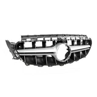 Voorgrille in E63 AMG-design Silver (voor Avantgarde/AMG-Line/E43 AMG/E53 AMG 2016-2019) foto 3