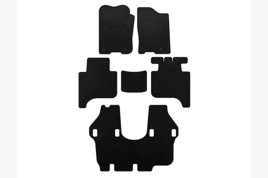 Infiniti QX56 2004–2010 EVA automatten (3 rijen, 2004-2008, zwart) Image