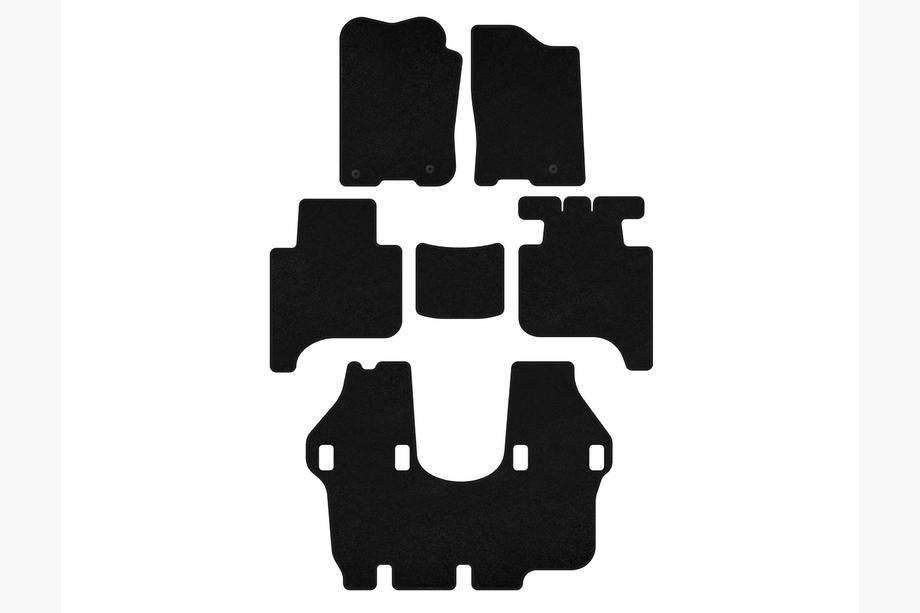 Infiniti QX56 2004–2010 Classic stoffen automatten (3 rijen, 2004-2008, zwart) Image
