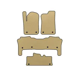 EVA automatten (3 rijen, beige)
