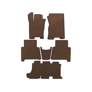 EVA automatten voor interieur (3 rijen, bruin)