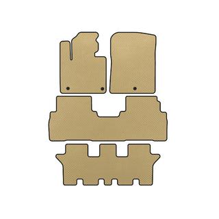 EVA automatten (3 rijen, 7-zits, beige) Kia Sorento III UM 2014–2020