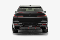 BMW 7 Serie G70/G71 2022– Achterembleem MNSR (carbon) foto 2
