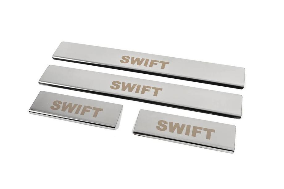 Suzuki Swift 2010–2017 RVS instaplijsten (4 stuks) Image
