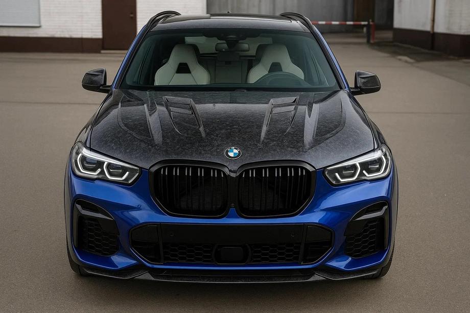 BMW X6 G06 2019–2027 Motorkap van forged carbon V3 (G06/F96) Image