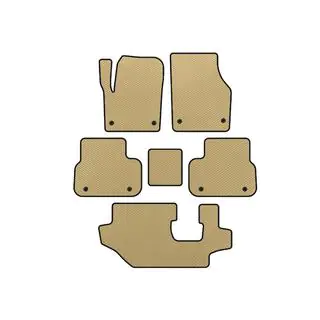 EVA automatten (2014-2019, 3 rijen, Beige)