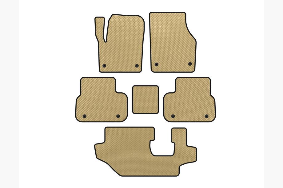 Land Rover Discovery Sport 2014– EVA automatten (2014-2019, 3 rijen, Beige) Image