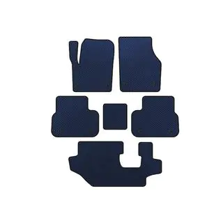 EVA automatten voor interieur (2014-2019, 3 rijen, Blauw)
