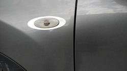 Nissan Qashqai 2010–2014 Omlijsting voor richtingaanwijzer (2 st., RVS) foto 1