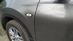 Nissan Qashqai 2010–2014 Omlijsting voor richtingaanwijzer (2 st., RVS) foto 2
