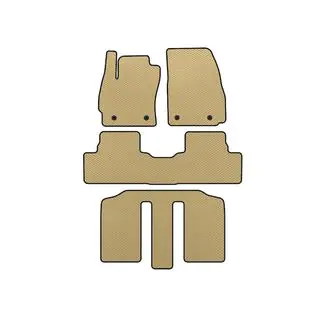 EVA automatten (3 rijen, beige)