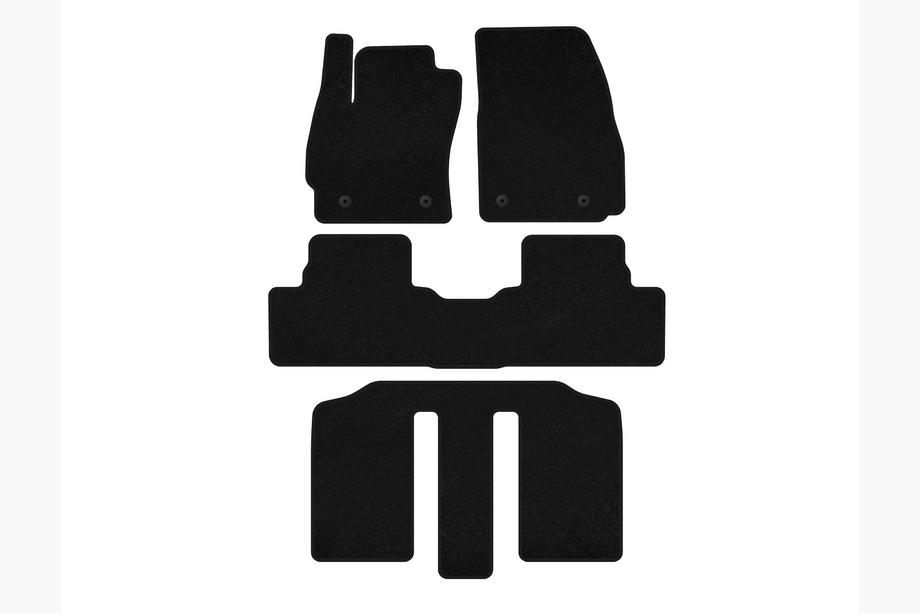 Mazda 5 2010–2018 Textielen automatten Classic (3 rijen, zwart) Image