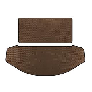 EVA kofferbakmat (rugleuning + kofferbak, 7-zits, bruin)