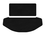 Mazda CX-9 2017– Textielen kofferbakmat Classic (rugleuning + kofferbak, 7-zits, zwart) foto 1