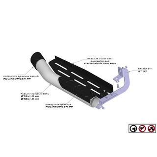 Side steps Amazon Black (2 st., zwart) Volkswagen Amarok 2022– foto 4