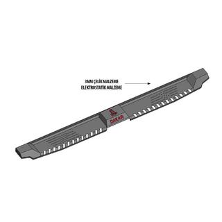 Side steps Dakar V2 zonder LED (2 stuks, metaal) foto 3