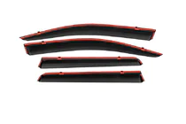 Mitsubishi Outlander 2012–2021 Windschermen met chromen sierlijst Niken Luxury (4 stuks) foto 3