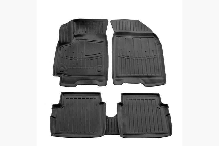 Chevrolet Aveo T250 2005–2011 Stingray 3D rubber automatten (5 stuks) Image