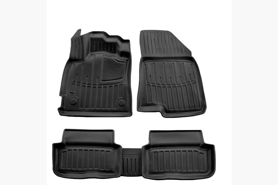 Dacia Sandero 2021– Stingray 3D rubber vloermatten voor interieur (Prestige, 5 stuks) Image