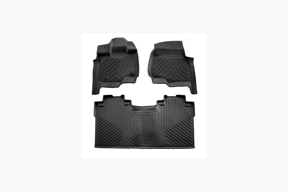 Ford F-150 2014–2021 Stingray 3D rubberen vloermatten (Crew cab, 3 stuks) Image