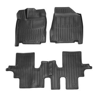 Stingray 3D rubber automatten (7 zitplaatsen, 4 stuks) Infiniti QX60 2016–2021
