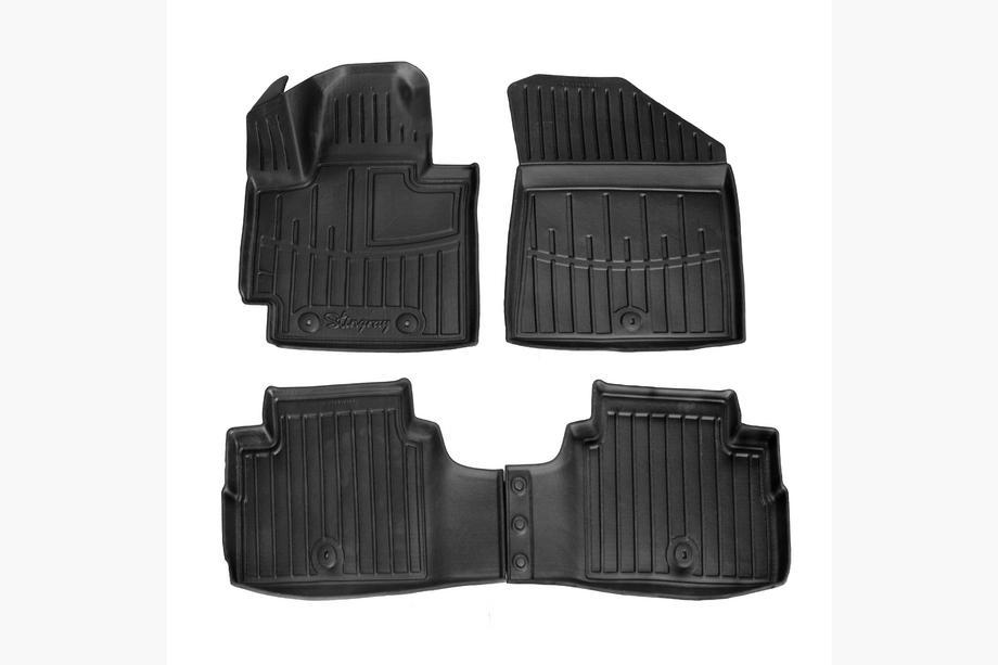 Kia Soul II 2013–2018 Stingray 3D rubber automatten voor interieur (4 stuks) Image