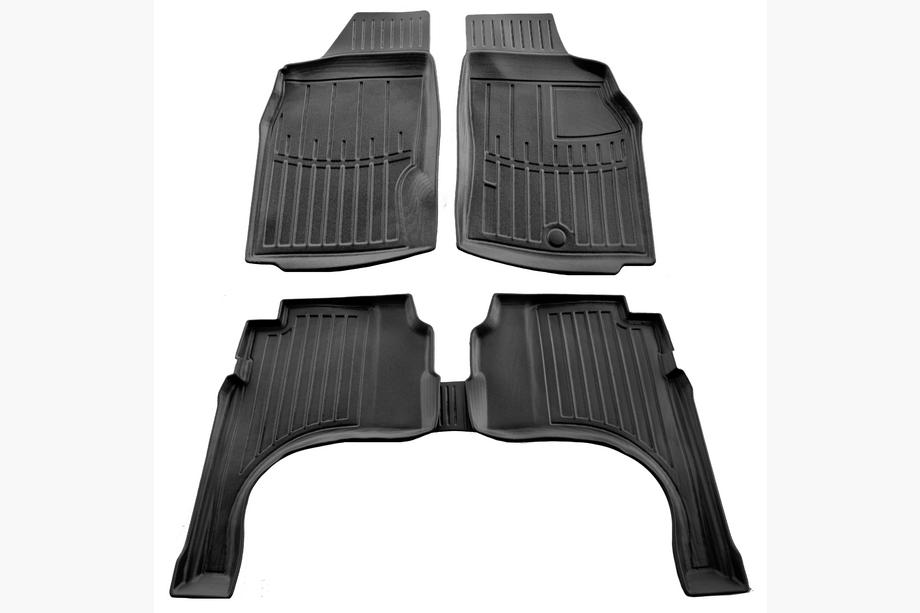 Mitsubishi L200 1996–2006 Stingray 3D rubberen automatten (rechtsgestuurd, 5 stuks) Image