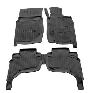 Stingray 3D rubberen automatten (rechtsgestuurd, 5 stuks) Mitsubishi L200 2006–2015