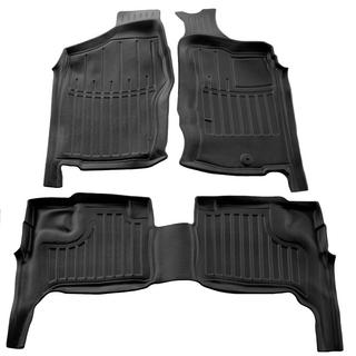 Stingray 3D rubber automatten (voor Navara (D22), rechtsgestuurd, 3-delig) Nissan NP300 1999–2015