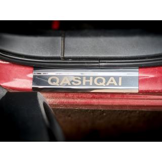 Dorpellijstset (Carmos V1, 4 stuks, RVS) Nissan Qashqai 2010–2014 foto 4