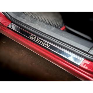 Dorpellijstset (Carmos V1, 4 stuks, RVS) Nissan Qashqai 2014–2021 foto 1