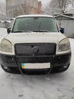 Fiat Doblo I 2005–2010 Bovenste winterafdekking voor grille Glanz foto 1