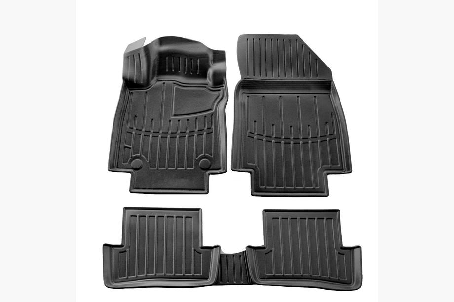 Renault Clio IV 2012–2019 Stingray 3D rubber automatten (5 stuks) Image