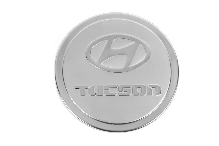 Hyundai Tucson JM 2004– RVS tankklep cover Image