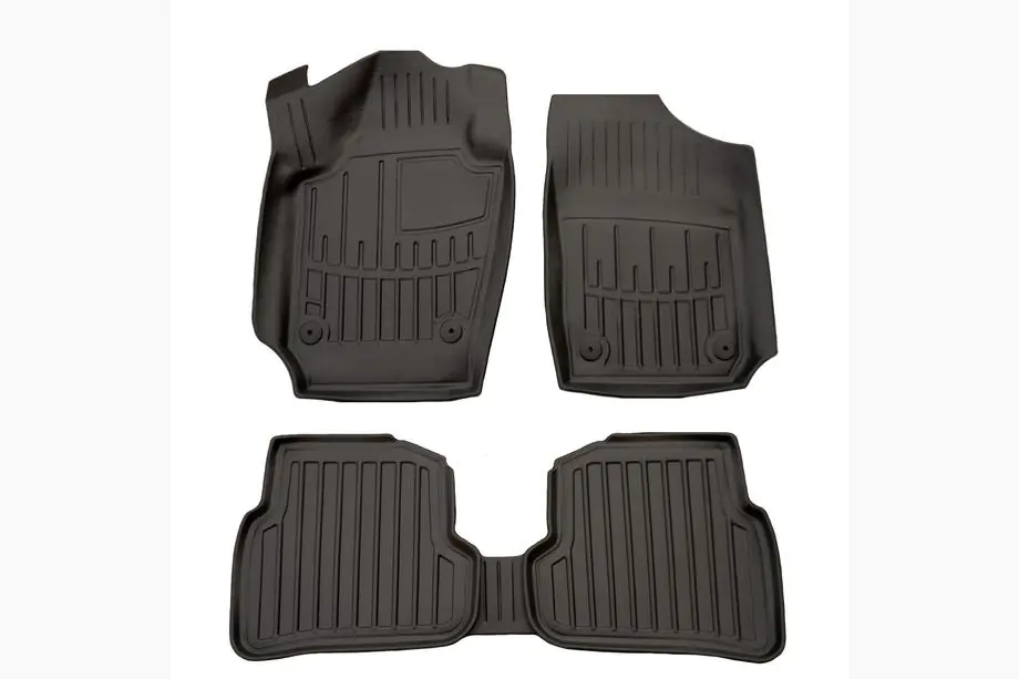 Volkswagen Polo 2010–2017 Stingray 3D rubber automatten (5 stuks) Image