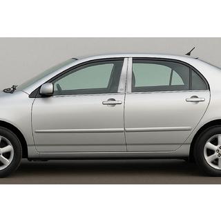 Chromen raamstijl covers (4 stuks, RVS) Toyota Corolla 2002–2007 foto 1