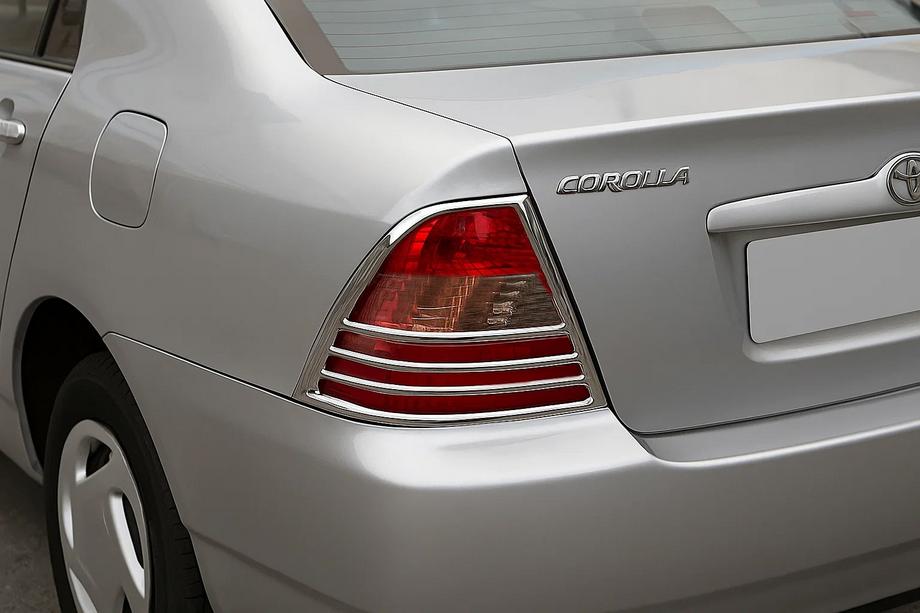 Toyota Corolla 2002–2007 Achterlichtcovers (2002-2004, 2 stuks, kunststof) Image