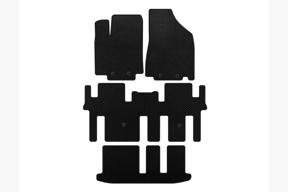 Nissan Pathfinder R52 2012–2021 EVA-automatten (3 rijen, zwart) Image