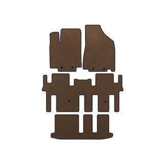 EVA automatten voor interieur (3 rijen, bruin)