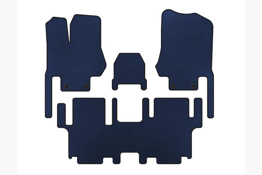 Nissan Quest 2011–2017 EVA automatten (3 rijen, 7-zits, blauw) Image