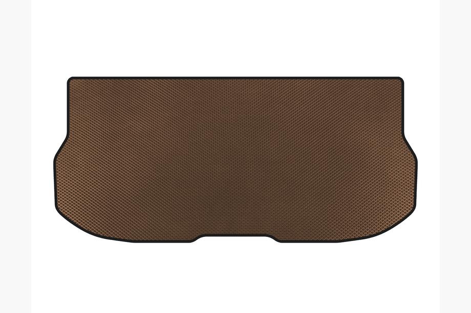 Nissan Quest 2011–2017 EVA kofferbakmat (met 3e zitrij, 7-zits, bruin) Image