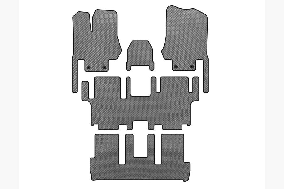 Nissan Quest 2011–2017 EVA-matten (3 rijen, 7-zits, grijs) Image