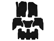 Nissan Pathfinder R51 2005–2014 Textielen automatten Classic V1 (3 rijen, Zwart, 2010-2014) foto 1