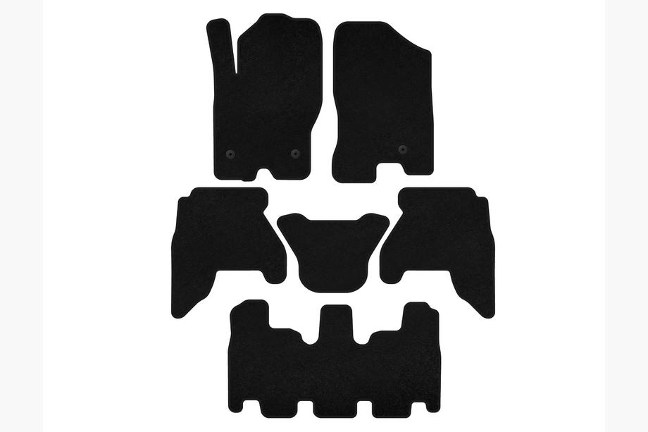 Nissan Pathfinder R51 2005–2014 Textielen automatten Classic V1 (3 rijen, Zwart, 2010-2014) Image