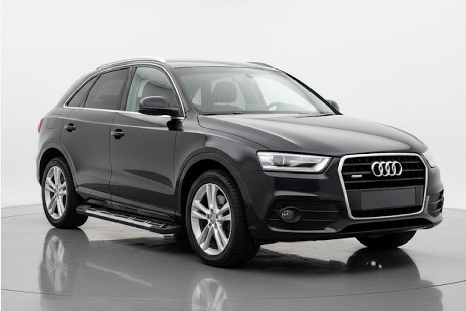 Audi Q3 2011–2019 Sunrise side steps (set van 2, aluminium) Image