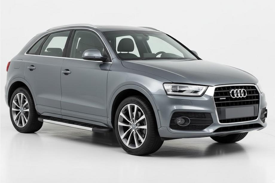 Audi Q3 2011–2019 Duru side steps (2 stuks, aluminium) Image