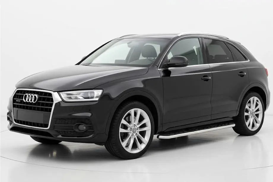 Audi Q3 2011–2019 Maydos V1 zijtreden (set 2 stuks, aluminium + RVS) Image